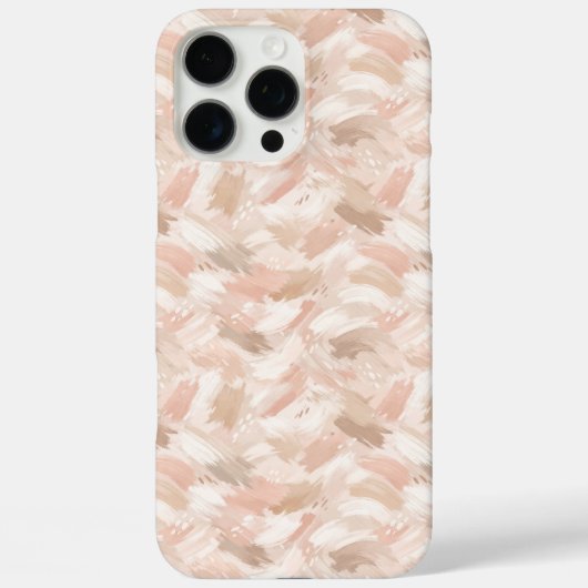 Abstract penseelstreekpatroon Case-Mate iPhone case (Achterkant)