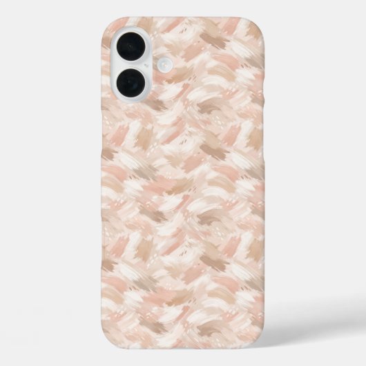 Abstract penseelstreekpatroon Case-Mate iPhone case (Achterkant)