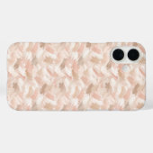 Abstract penseelstreekpatroon Case-Mate iPhone case (Achterkant (horizontaal))