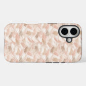 Abstract penseelstreekpatroon Case-Mate iPhone case (Achterkant (horizontaal))