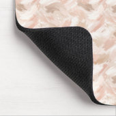 Abstract penseelstreekpatroon muismat (Hoek)