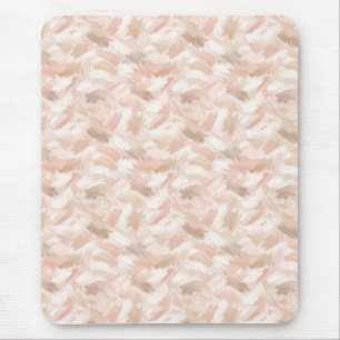 Abstract penseelstreekpatroon muismat
