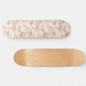 Abstract penseelstreekpatroon persoonlijk skateboard (Horizontaal)
