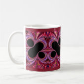 Abstract percentage teken fractal koffiemok (Links)