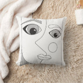 Abstract persoon kussen (Deken)