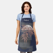 Abstract, persoonlijk aangepast design met tropisc schort (Gedragen)