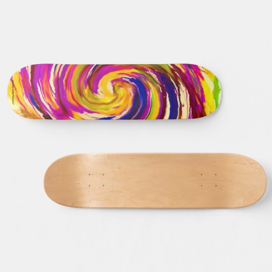 Abstract Persoonlijk Skateboard (Horizontaal)