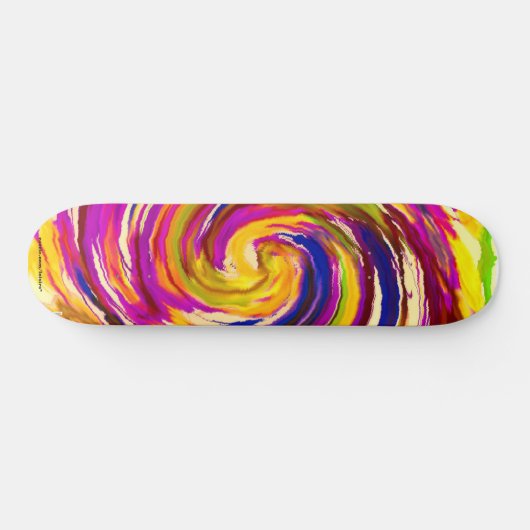Abstract Persoonlijk Skateboard (Horizontaal)