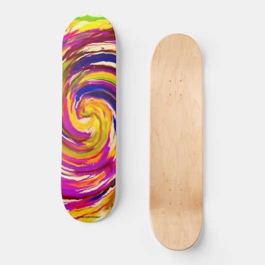 Abstract Persoonlijk Skateboard (Voorkant)