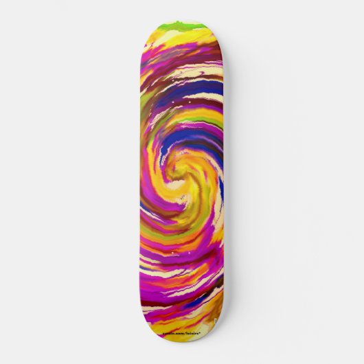 Abstract Persoonlijk Skateboard (Voorkant)