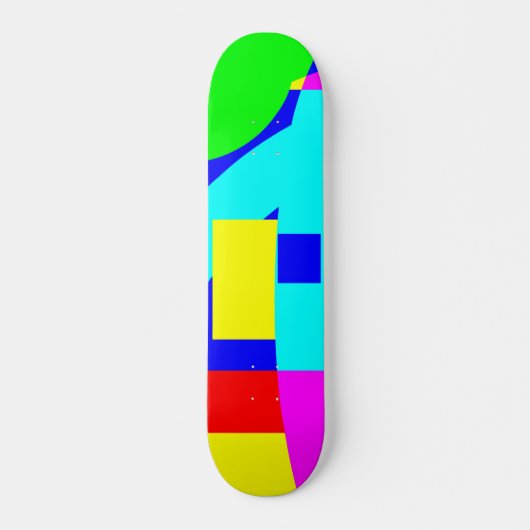 Abstract Persoonlijk Skateboard (Voorkant)