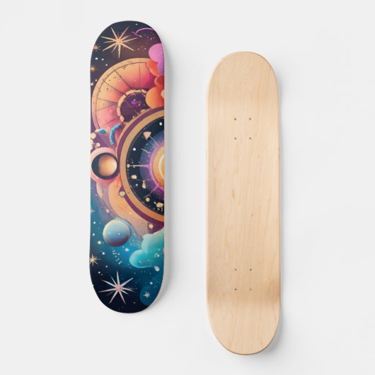 Abstract Persoonlijk Skateboard (Voorkant)