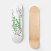 abstract persoonlijk skateboard (Voorkant)