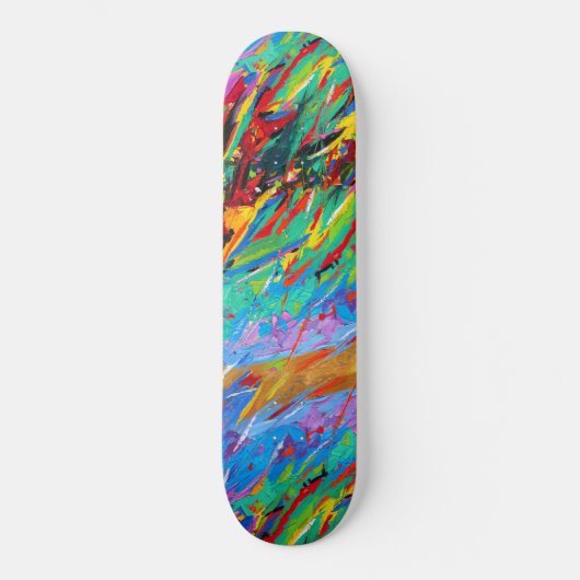 Abstract Persoonlijk Skateboard (Voorkant)