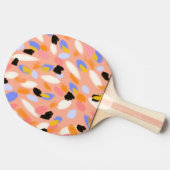 abstract perziken tafeltennisbatje (Zijkant)