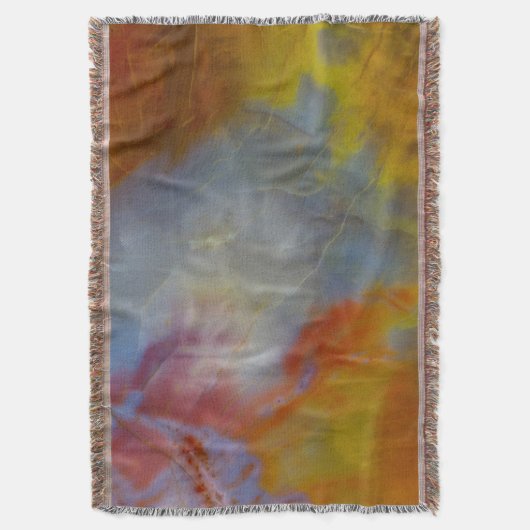 Abstract Petrified Wood close-up Deken (Voorkant Verticaal)