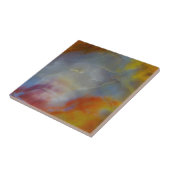 Abstract Petrified Wood close-up Tegeltje (Zijkant)