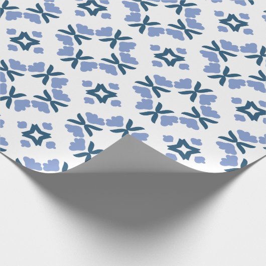 Abstract petroleumepatroon cadeaupapier (Hoek)