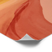 Abstract Phoenix-woestijnontwerp Poster (Hoek)