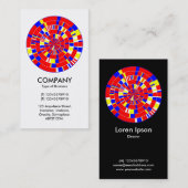 Abstract Pi-wiel 01 Visitekaartje (Voorkant / Achterkant)