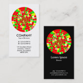 Abstract Pi-wiel 02 Visitekaartje (Voorkant / Achterkant)