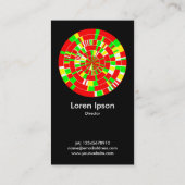 Abstract Pi-wiel 02 Visitekaartje (Achterkant)