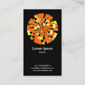 Abstract Pi-wiel 04 Visitekaartje (Achterkant)