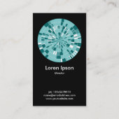 Abstract Pi-wiel 05 Visitekaartje (Achterkant)