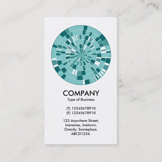 Abstract Pi-wiel 05 Visitekaartje (Voorkant)