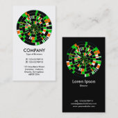 Abstract Pi-wiel 06 Visitekaartje (Voorkant / Achterkant)