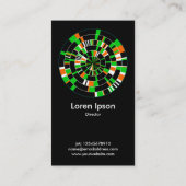 Abstract Pi-wiel 06 Visitekaartje (Achterkant)