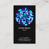 Abstract Pi-wiel 07 Visitekaartje (Achterkant)