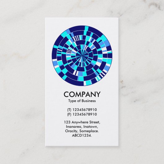 Abstract Pi-wiel 07 Visitekaartje (Voorkant)