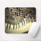 Abstract Piano Mousepad Muismat (Met muis)