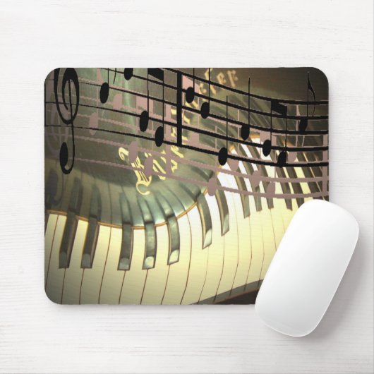 Abstract Piano Mousepad Muismat (Met muis)