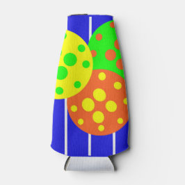 Abstract pickleball court & balls flesjeskoeler