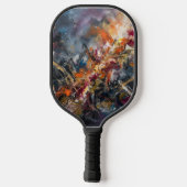 Abstract Pickleball Paddle (Achterkant)