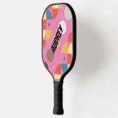 Abstract Pickleball script naam paddle Meisje/vrou (Links)