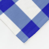 Abstract Picnic Pset Patroon voor katten in blauw Fleece Deken (Hoek)