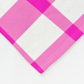 Abstract Picnic Pset Patroon voor katten in roze Fleece Deken (Hoek)