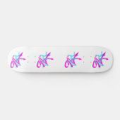Abstract pijlskateboard persoonlijk skateboard (Horizontaal)
