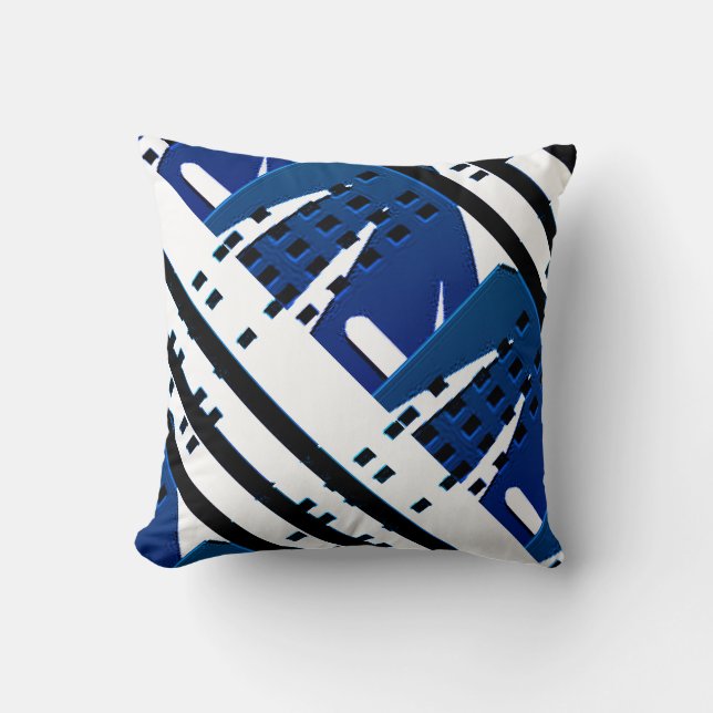 Abstract pillow kussen (Voorkant)