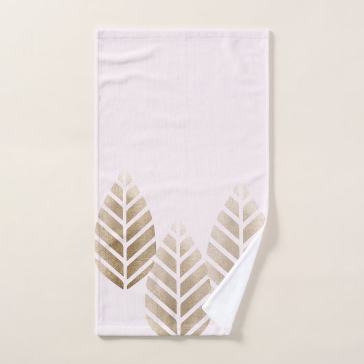 Abstract Pine Cones Of Copper And Platinum Pattern Bad Handdoek (Handdoek)