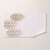 Abstract Pine Cones Of Copper And Platinum Pattern Bad Handdoek (Handdoek)