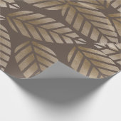 Abstract Pine Cones Of Copper And Platinum Pattern Cadeaupapier (Hoek)