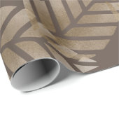 Abstract Pine Cones Of Copper And Platinum Pattern Cadeaupapier (Rol Hoek)
