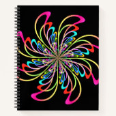 abstract pinrad notitieboek (Voorkant)