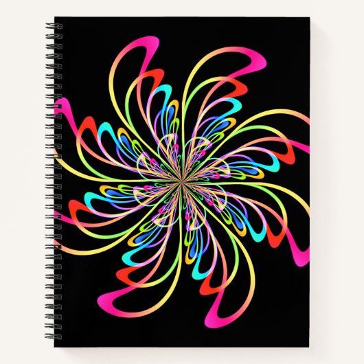 abstract pinrad notitieboek (Voorkant)