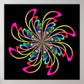 abstract pinrad poster (Voorkant)