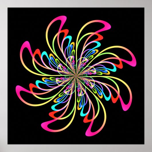 abstract pinrad poster (Voorkant)